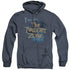 TWILIGHT ZONE/IM IN THE TWILIGHT ZONE - ADULT HEATHER HOODIE - NAVY