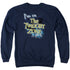 TWILIGHT ZONE/I'M IN THE TWILIGHT ZONE - ADULT CREWNECK SWEATSHIRT - NAVY