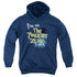 TWILIGHT ZONE/IM IN THE TWILIGHT ZONE - YOUTH PULLOVER HOODIE - NAVY