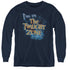 TWILIGHT ZONE/IM IN THE TWILIGHT ZONE - YOUTH LONG SLEEVE TEE - NAVY