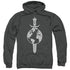 STAR TREK/TERRAN EMPIRE - ADULT PULLOVER HOODIE - CHARCOAL