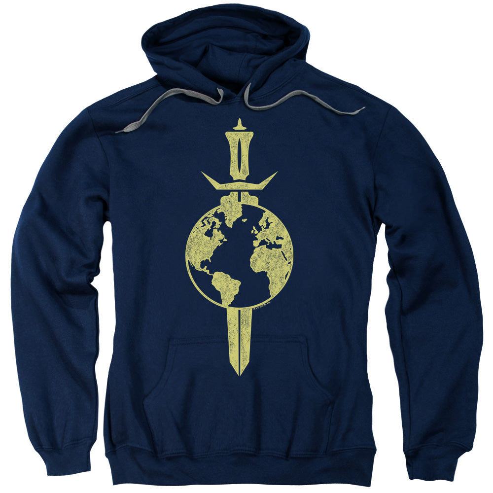 STAR TREK/TERRAN EMPIRE - ADULT PULLOVER HOODIE - NAVY