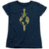STAR TREK/TERRAN EMPIRE - S/S WOMENS TEE - NAVY