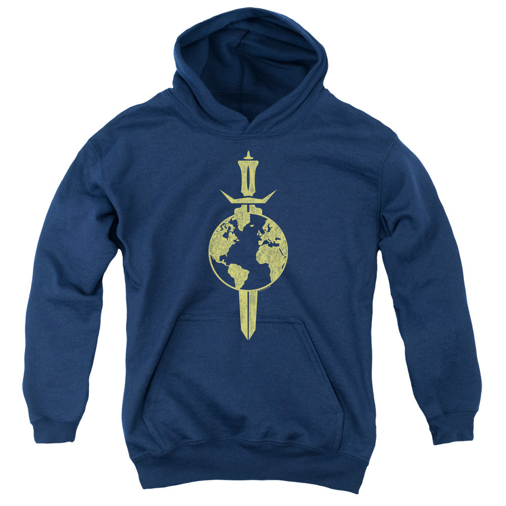 STAR TREK/TERRAN EMPIRE - YOUTH PULLOVER HOODIE - NAVY
