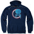STAR TREK/ENTERPRISE PATCH - ADULT PULLOVER HOODIE - NAVY