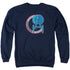 STAR TREK/ENTERPRISE PATCH - ADULT CREWNECK SWEATSHIRT - NAVY