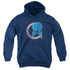 STAR TREK/ENTERPRISE PATCH - YOUTH PULLOVER HOODIE - NAVY