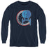 STAR TREK/ENTERPRISE PATCH - YOUTH LONG SLEEVE TEE - NAVY