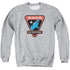 STAR TREK/MACO PATCH - ADULT CREWNECK SWEATSHIRT - ATHLETIC HEATHER