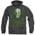 STAR TREK/LOCUTUS OF BORG - ADULT HEATHER HOODIE - BLACK