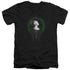 STAR TREK/BORG QUEEN - S/S ADULT V-NECK 30/1 - BLACK