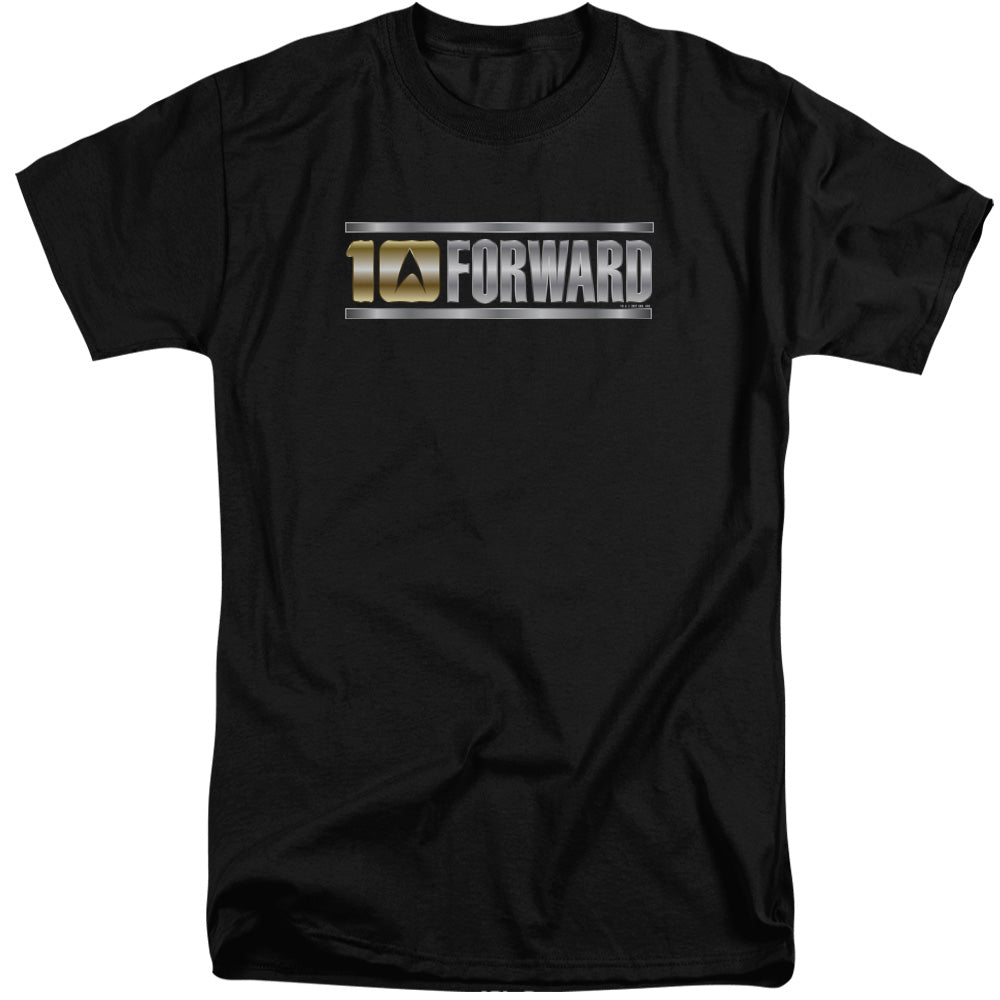 STAR TREK/TEN FORWARD - S/S ADULT TALL 18/1 - BLACK