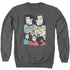 STAR TREK/ILLUSTRATED CREW - ADULT CREWNECK SWEATSHIRT - CHARCOAL