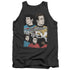 STAR TREK/ILLUSTRATED CREW - ADULT TANK - CHARCOAL