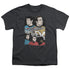 STAR TREK/ILLUSTRATED CREW - S/S YOUTH 18/1 - CHARCOAL