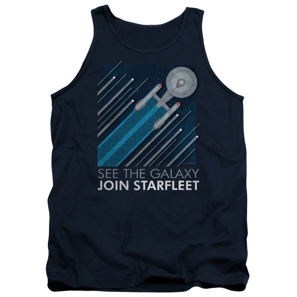 STAR TREK/STARFLEET RECRUITMENT POSTER - ADULT TANK - NAVY