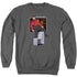 STAR TREK/IS THIS SEAT TAKEN - ADULT CREWNECK SWEATSHIRT - CHARCOAL