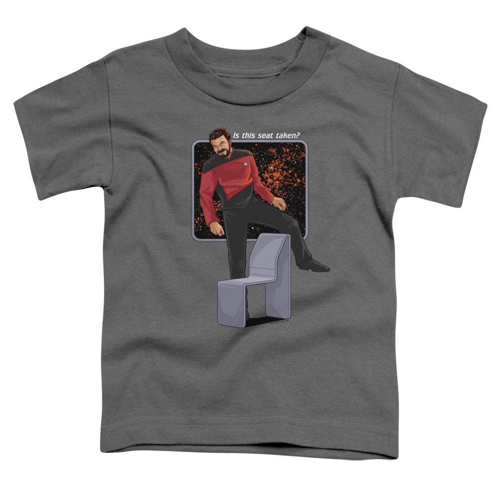 STAR TREK/IS THIS SEAT TAKEN - S/S TODDLER TEE - CHARCOAL