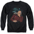 STAR TREK/FACEPALM - ADULT CREWNECK SWEATSHIRT - BLACK