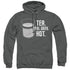 STAR TREK/EARL GREY - ADULT PULLOVER HOODIE - CHARCOAL