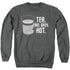 STAR TREK/EARL GREY - ADULT CREWNECK SWEATSHIRT - CHARCOAL