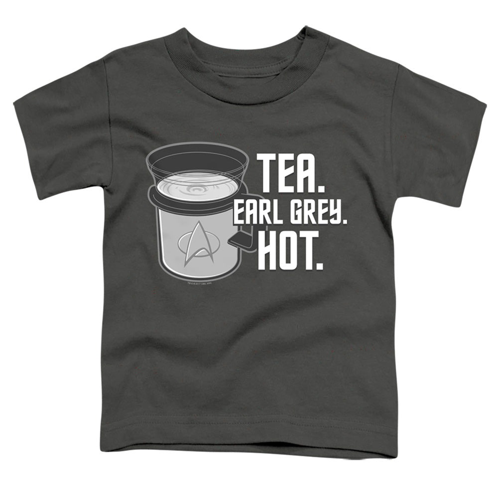 STAR TREK/EARL GREY - S/S TODDLER TEE - CHARCOAL
