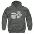 STAR TREK/EARL GREY - YOUTH PULLOVER HOODIE - CHARCOAL