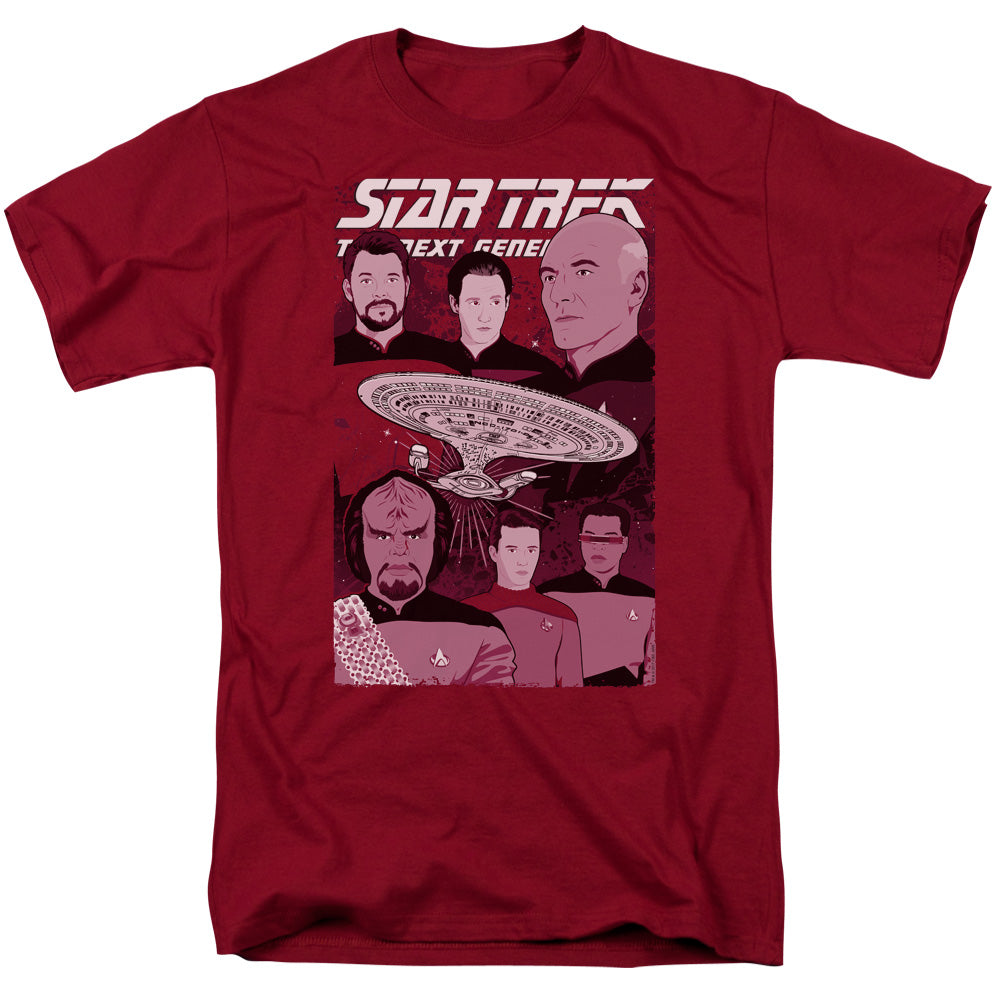 STAR TREK/CAPTAIN AND CREW - S/S ADULT 18/1 - CARDINAL