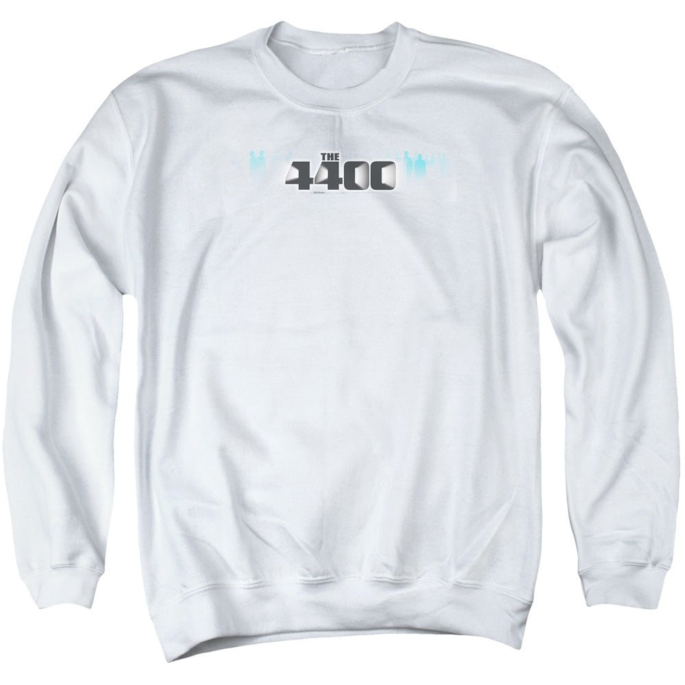 4400/THE 4400 LOGO - ADULT CREWNECK SWEATSHIRT - WHITE