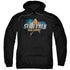 STAR TREK DISCOVERY/DISCOVERY LOGO - ADULT PULLOVER HOODIE - BLACK