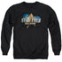 STAR TREK DISCOVERY/DISCOVERY LOGO - ADULT CREWNECK SWEATSHIRT - BLACK