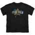 STAR TREK DISCOVERY/DISCOVERY LOGO - S/S YOUTH 18/1 - BLACK