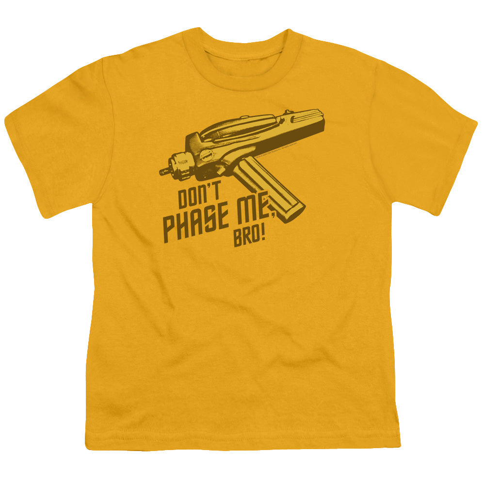 STAR TREK/DONT PHASE ME BRO - S/S YOUTH 18/1 - GOLD