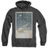 STAR TREK/TOS EPISODE 2 - ADULT HEATHER HOODIE - BLACK