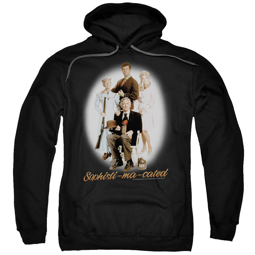 BEVERLY HILLBILLIES/SOPHISTIMACATED - ADULT PULLOVER HOODIE - BLACK