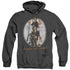 BEVERLY HILLBILLIES/SOPHISTIMACATED - ADULT HEATHER HOODIE - BLACK