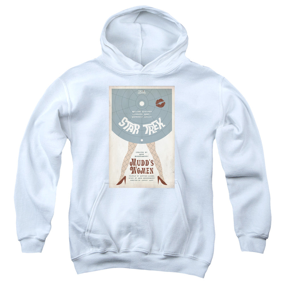 STAR TREK/TOS EPISODE 6 - YOUTH PULLOVER HOODIE - WHITE