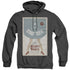 STAR TREK/TOS EPISODE 6 - ADULT HEATHER HOODIE - BLACK