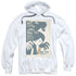 STAR TREK/TOS EPISODE 7 - ADULT PULLOVER HOODIE - WHITE
