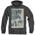 STAR TREK/TOS EPISODE 7 - ADULT HEATHER HOODIE - BLACK