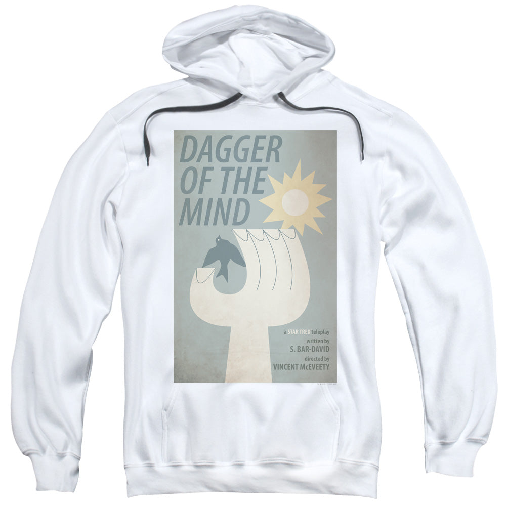 STAR TREK/TOS EPISODE 9 - ADULT PULLOVER HOODIE - WHITE