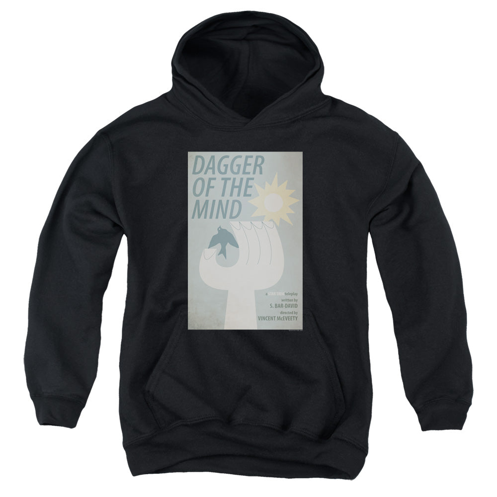STAR TREK/TOS EPISODE 9 - YOUTH PULLOVER HOODIE - BLACK