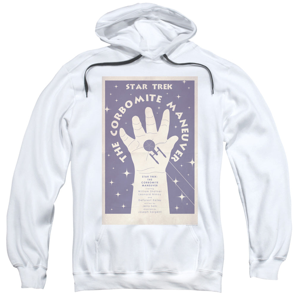 STAR TREK/TOS EPISODE 10 - ADULT PULLOVER HOODIE - WHITE