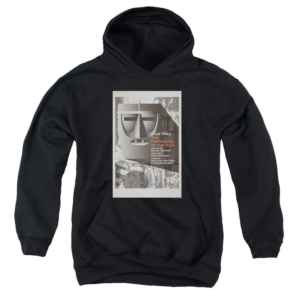 STAR TREK/TOS EPISODE 13 - YOUTH PULLOVER HOODIE - BLACK