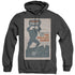 STAR TREK/TOS EPISODE 16 - ADULT HEATHER HOODIE - BLACK