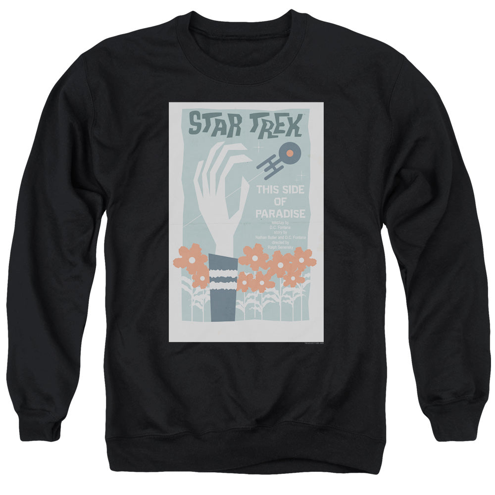 STAR TREK/TOS EPISODE 24 - ADULT CREWNECK SWEATSHIRT - BLACK