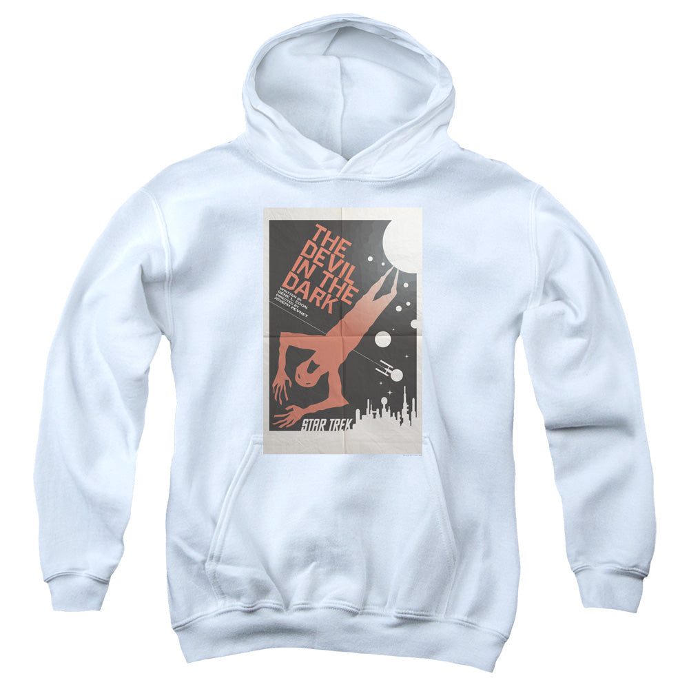 STAR TREK/TOS EPISODE 25 - YOUTH PULLOVER HOODIE - WHITE