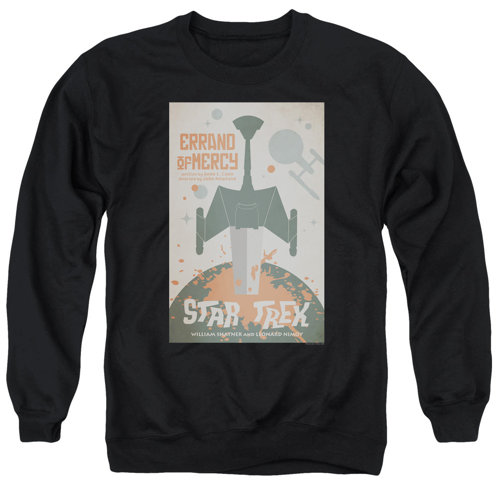 STAR TREK/TOS EPISODE 26 - ADULT CREWNECK SWEATSHIRT - BLACK