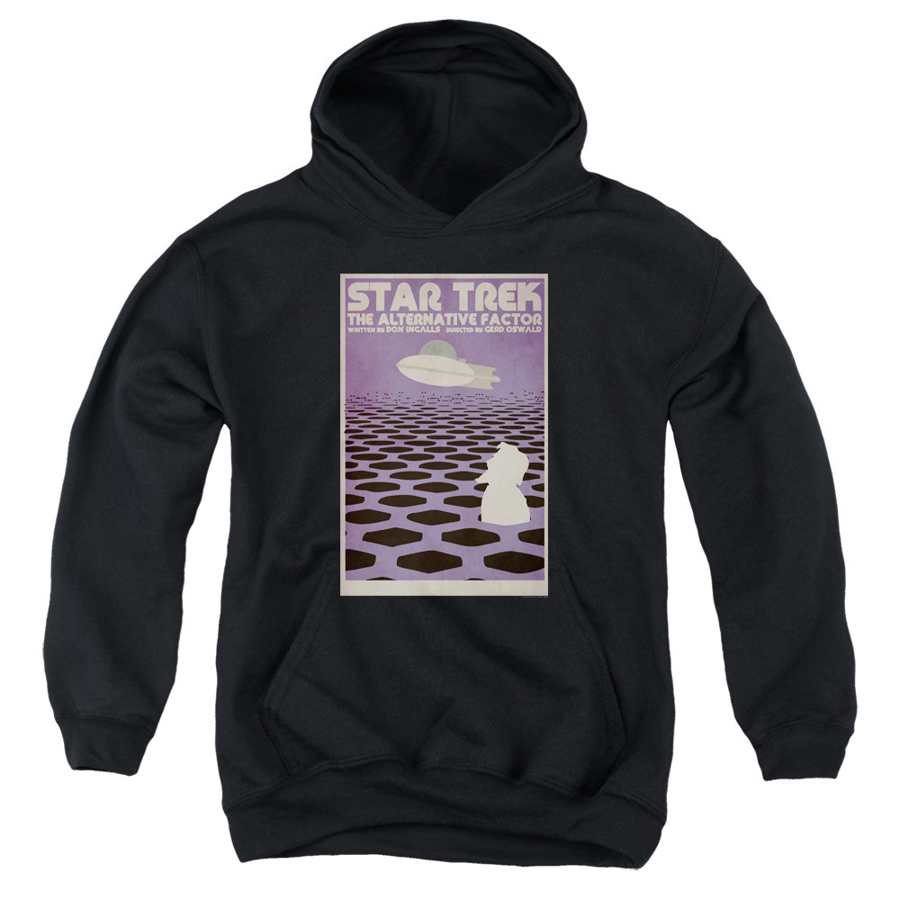 STAR TREK/TOS EPISODE 27 - YOUTH PULLOVER HOODIE - BLACK