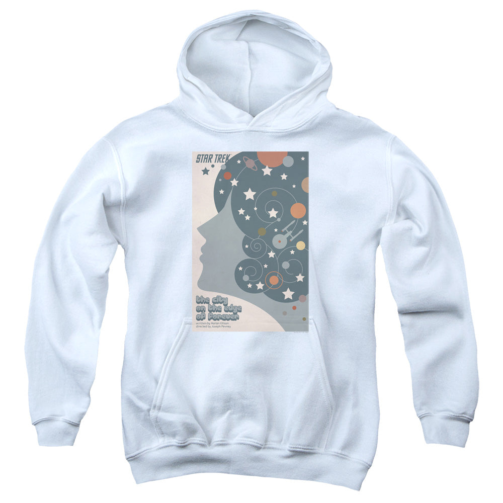 STAR TREK/TOS EPISODE 28 - YOUTH PULLOVER HOODIE - WHITE